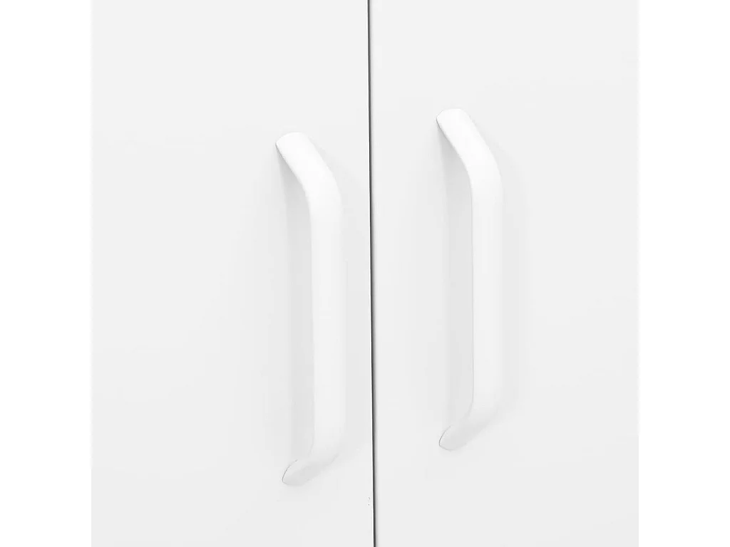 Armoire de rangement Blanc 80x35x101,5 Acier 2