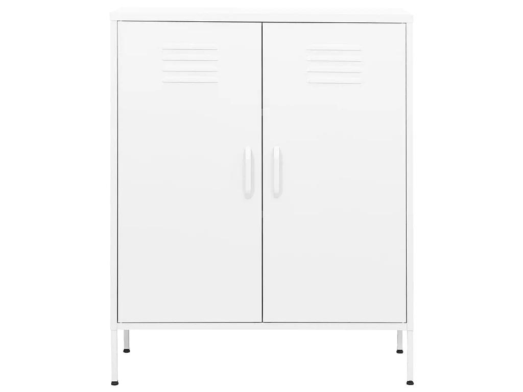 Armoire de rangement Blanc 80x35x101,5 Acier 2