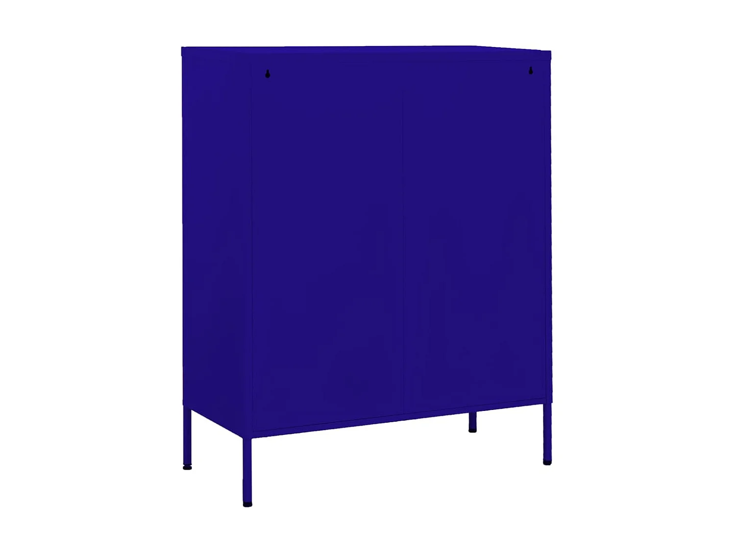 Armoire de rangement Bleu marine 80x35x101,5 Acier 2