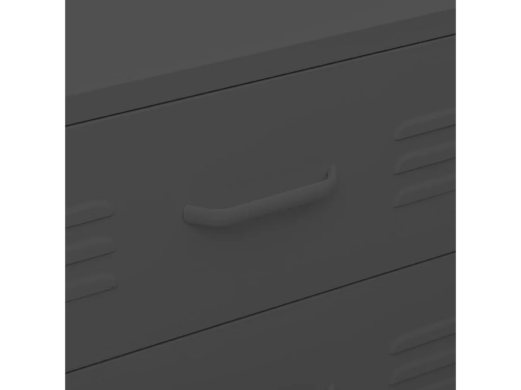 Commode Anthracite 80x35x101,5 Acier