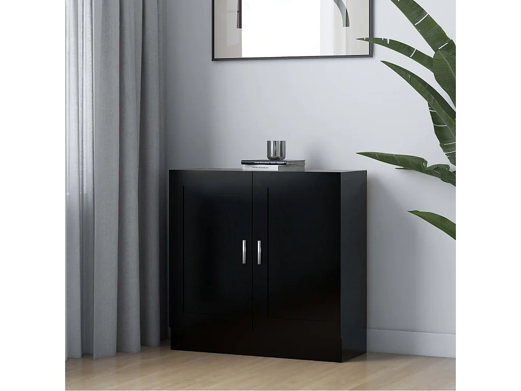 Commode Noir 82,5x30,5x80