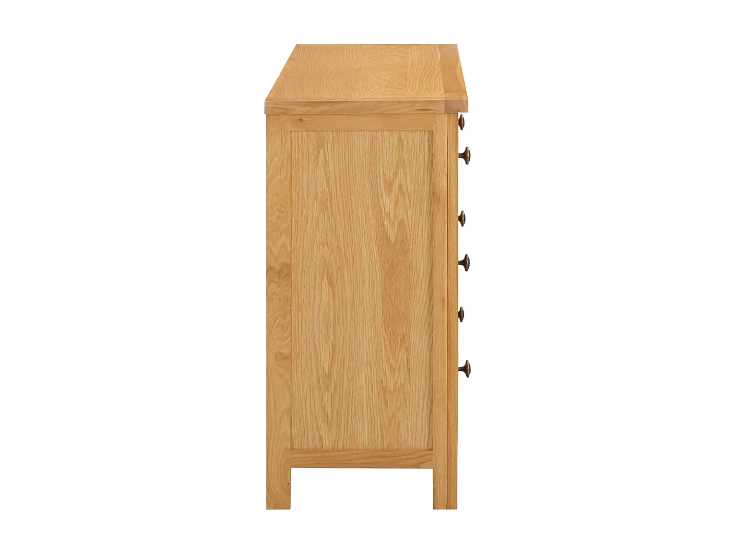 Commode 105x33,5x73 Bois de chêne massif 2