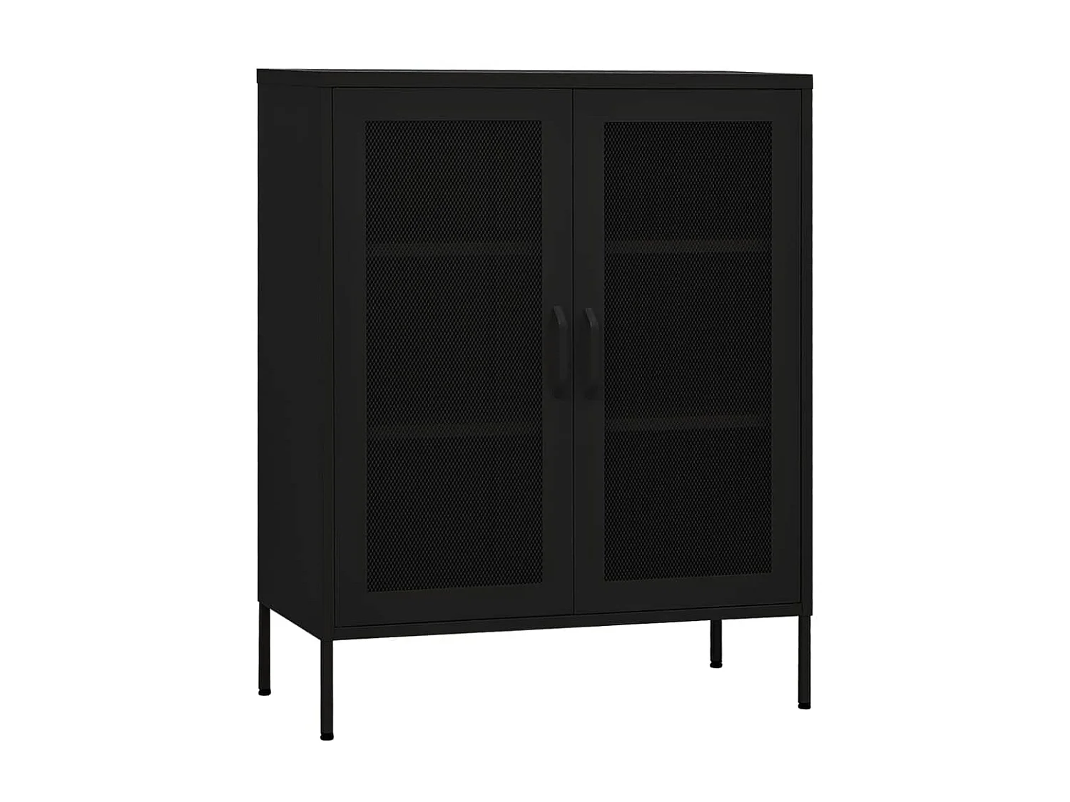 Armoire de rangement Noir 80x35x101,5 Acier 3