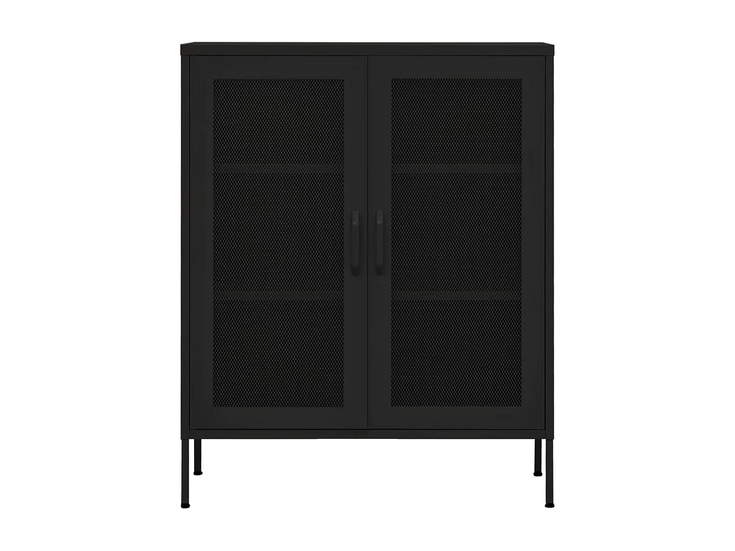 Armoire de rangement Noir 80x35x101,5 Acier 3
