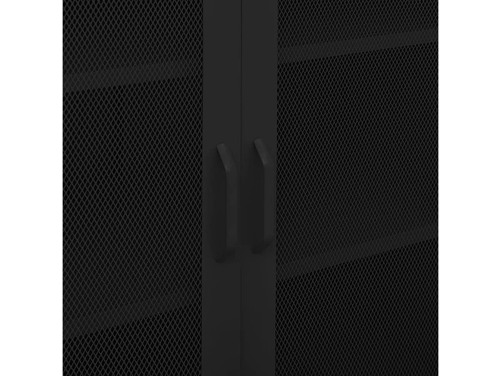 Armoire de rangement Noir 80x35x101,5 Acier 3