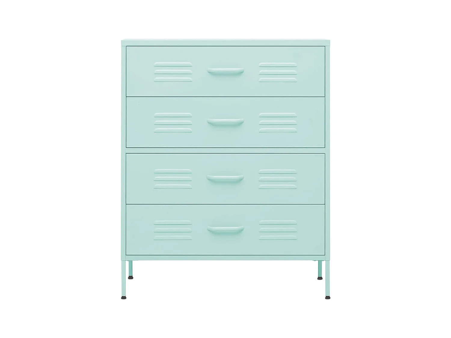 Commode Vert menthe 80x35x101,5 Acier