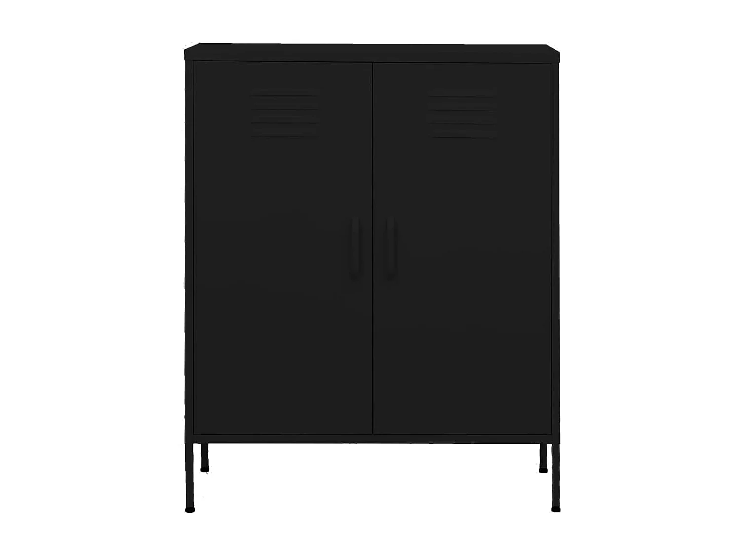 Armoire de rangement Noir 80x35x101,5 Acier 2