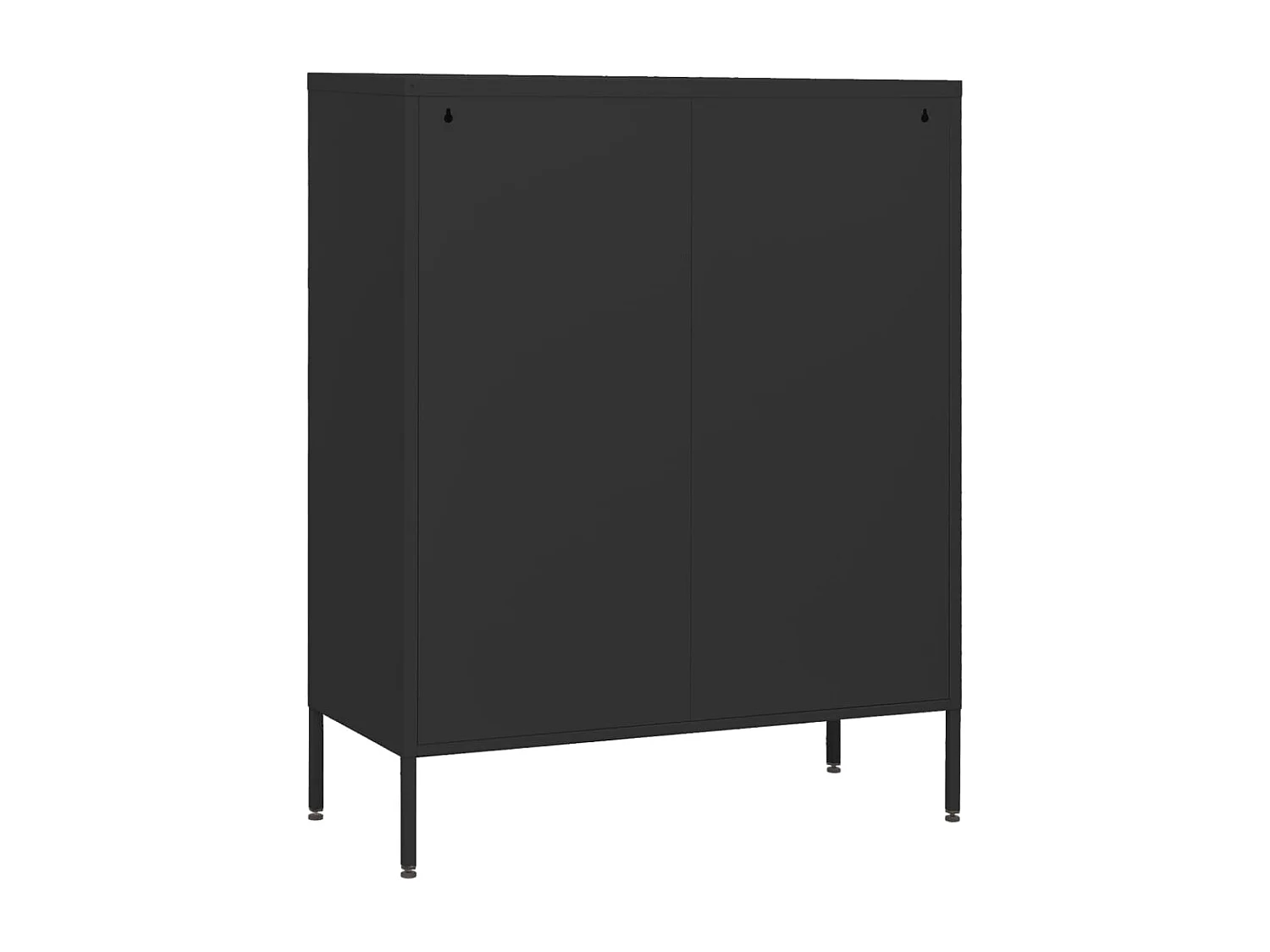 Commode Noir 80x35x101,5 Acier
