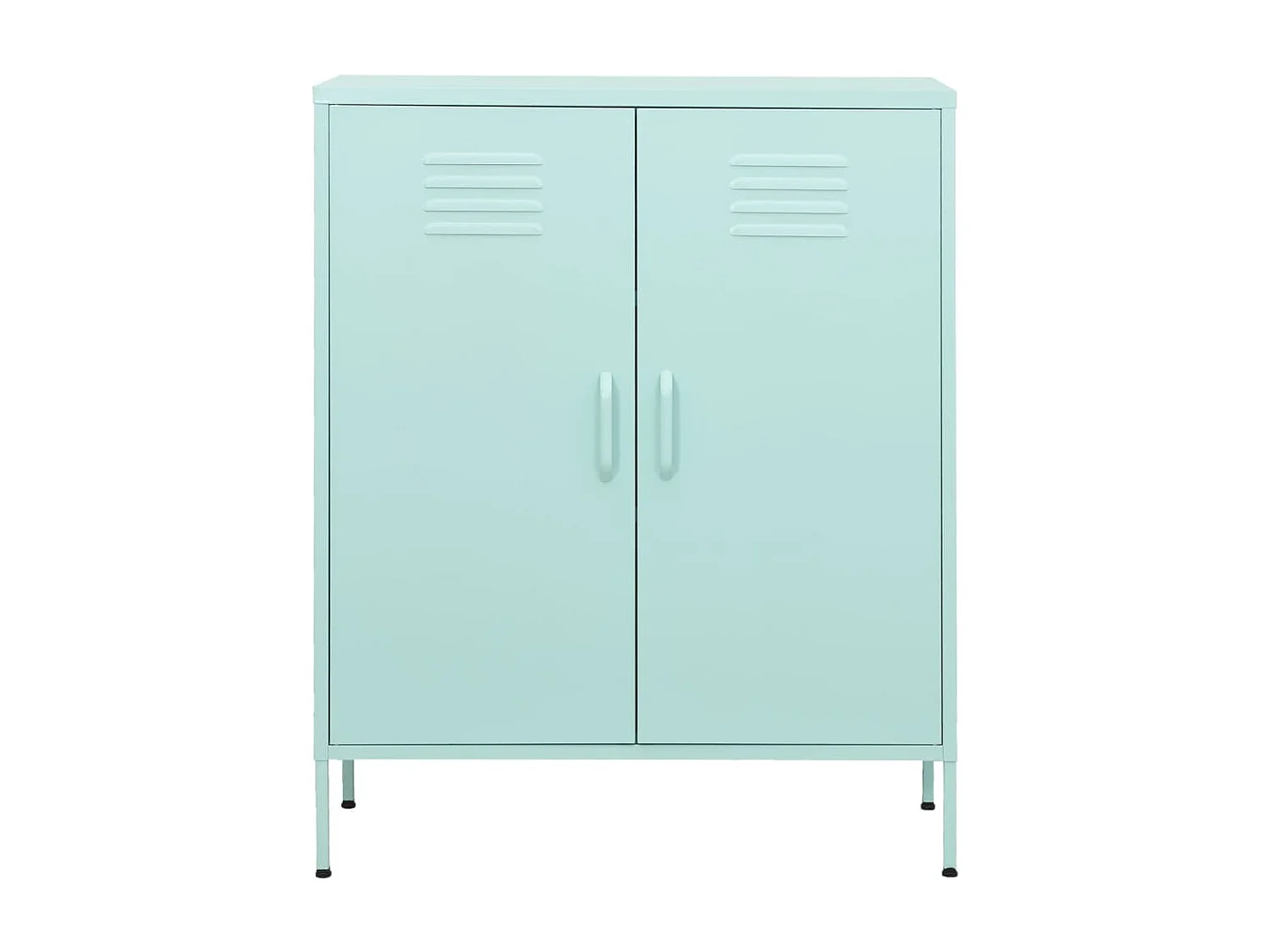 Armoire de rangement Vert menthe 80x35x101,5 Acier