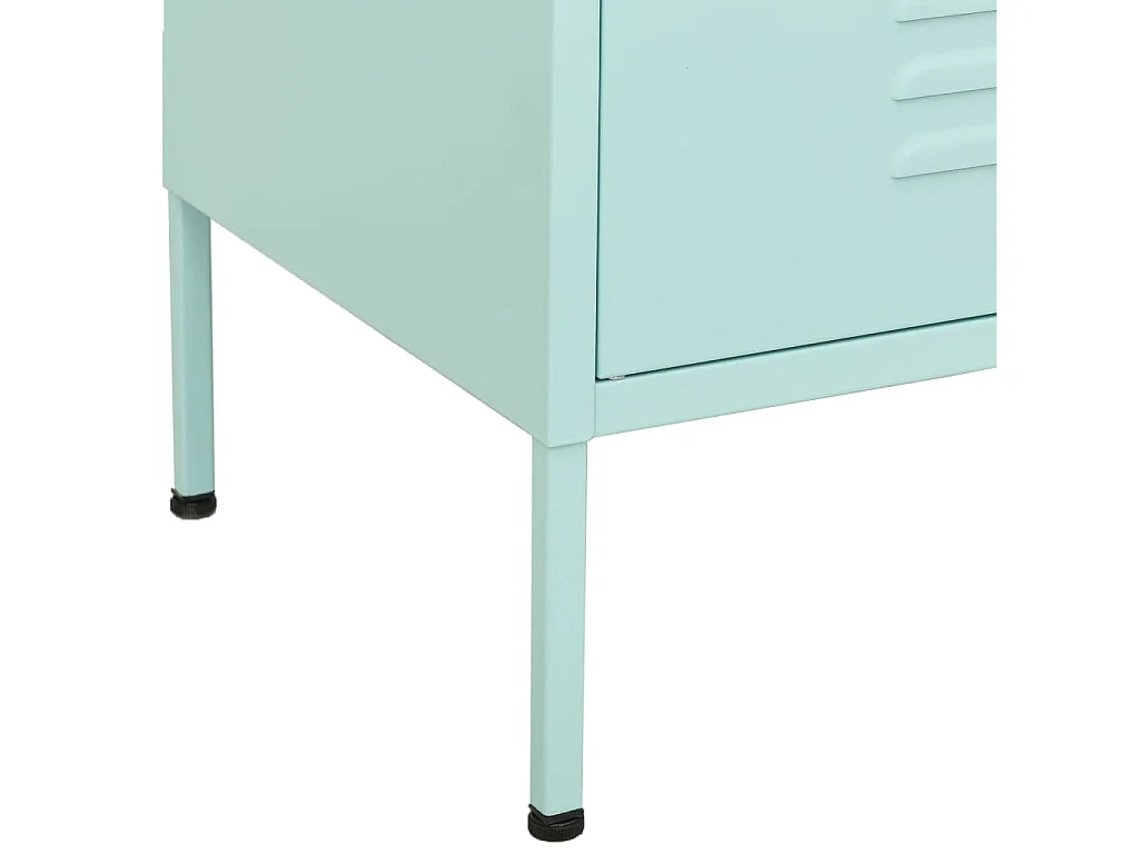Armoire de rangement Vert menthe 80x35x101,5 Acier