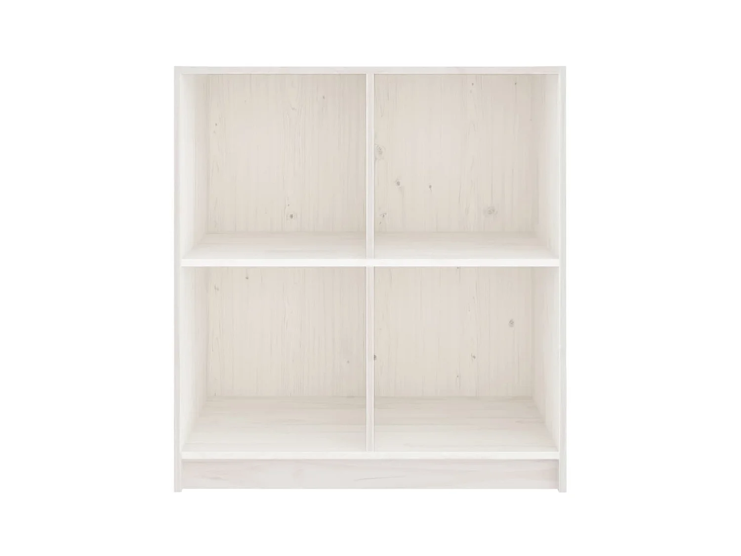 Dressoir 70x33x76 cm massief grenenhout wit