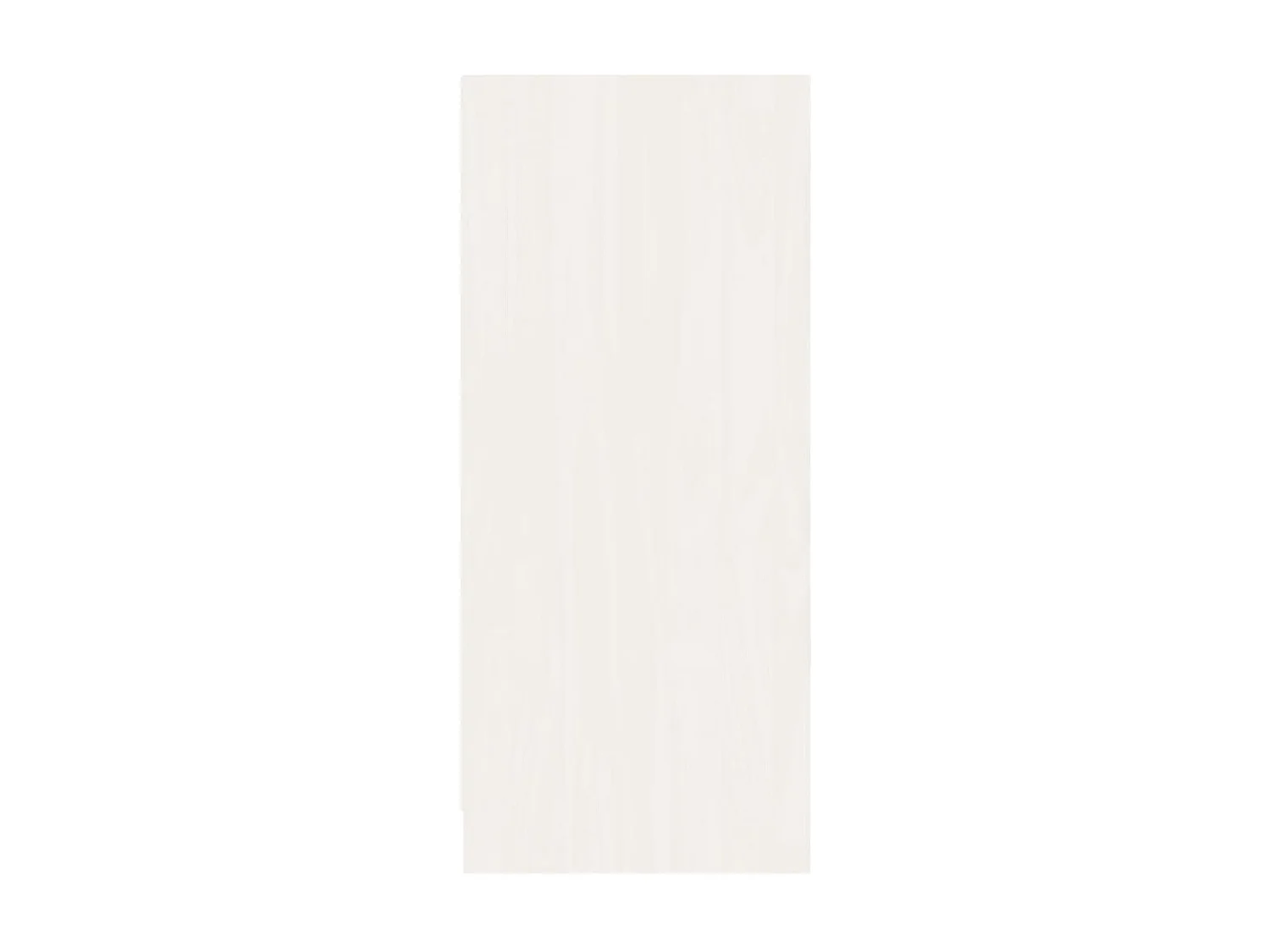 Buffet Blanc 70x33x76 Bois de pin massif