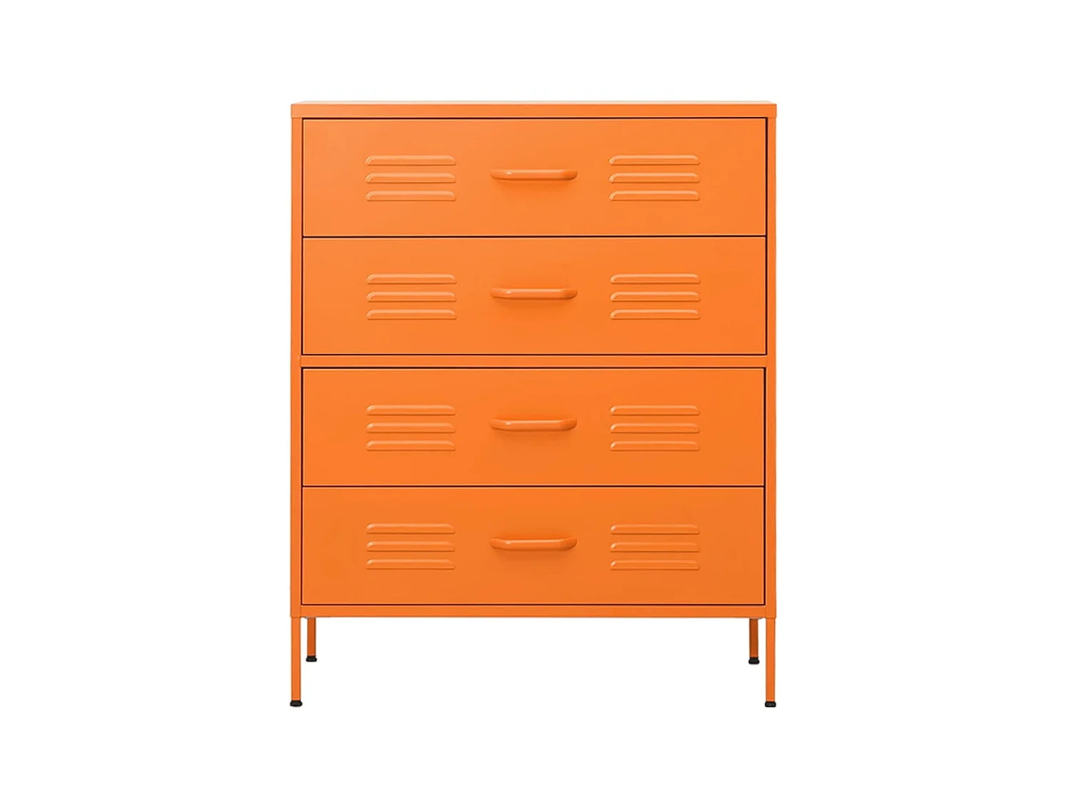 Commode Orange 80x35x101,5 Acier