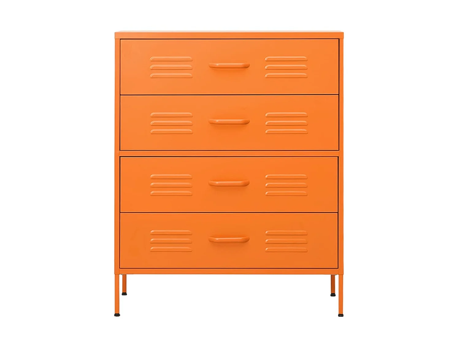 Commode Orange 80x35x101,5 Acier