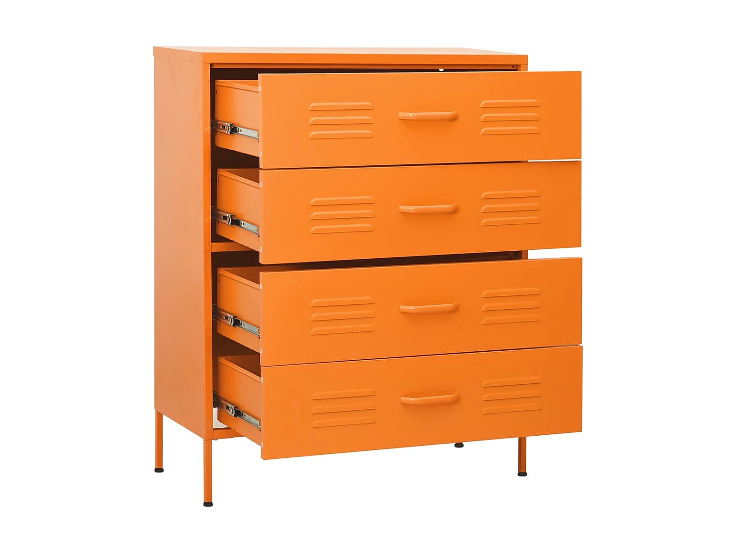 Commode Orange 80x35x101,5 Acier