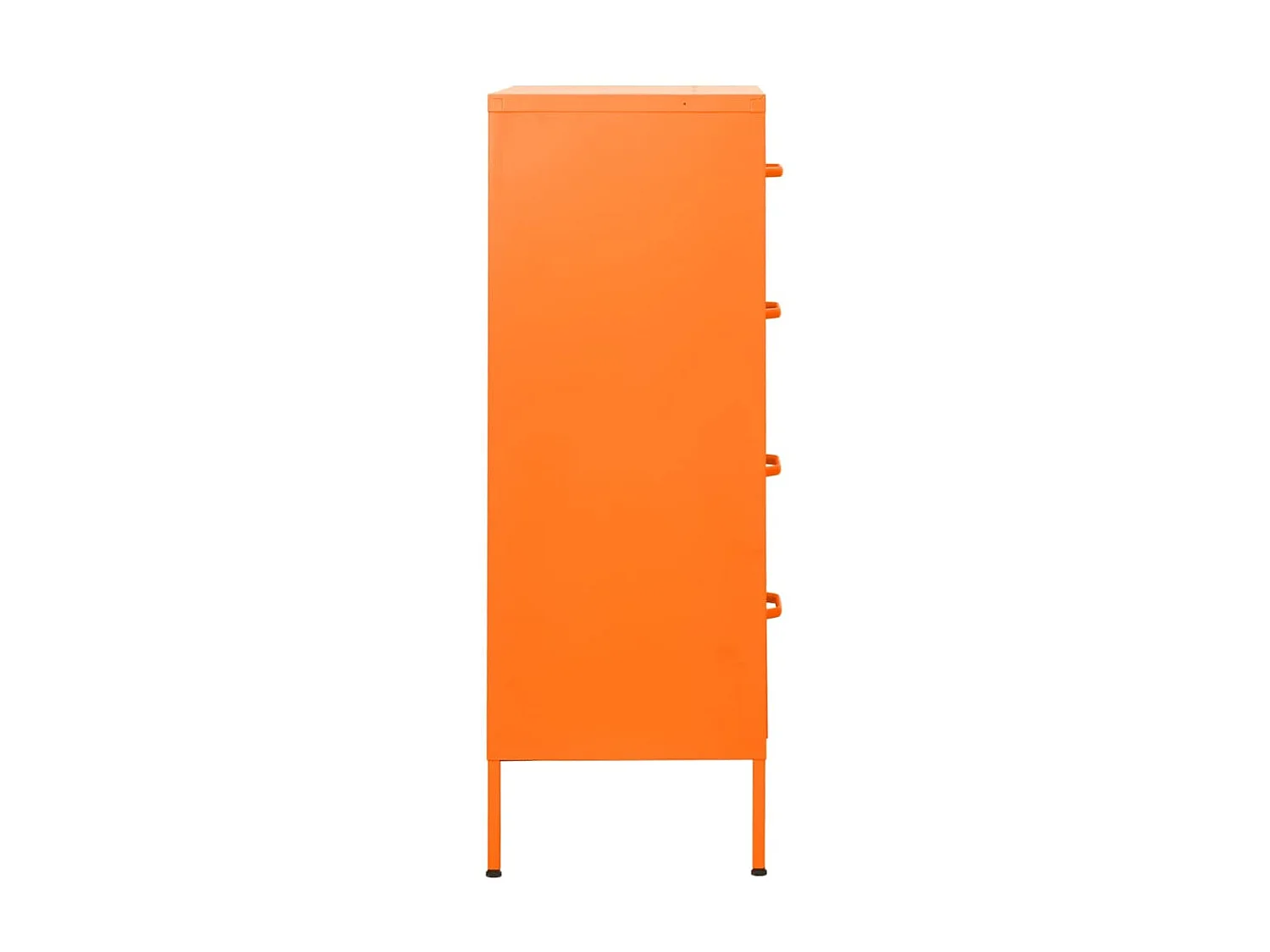 Commode Orange 80x35x101,5 Acier