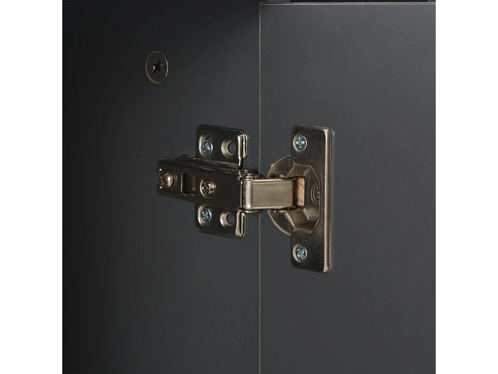 Buffet Gris brillant 71 x 35x76