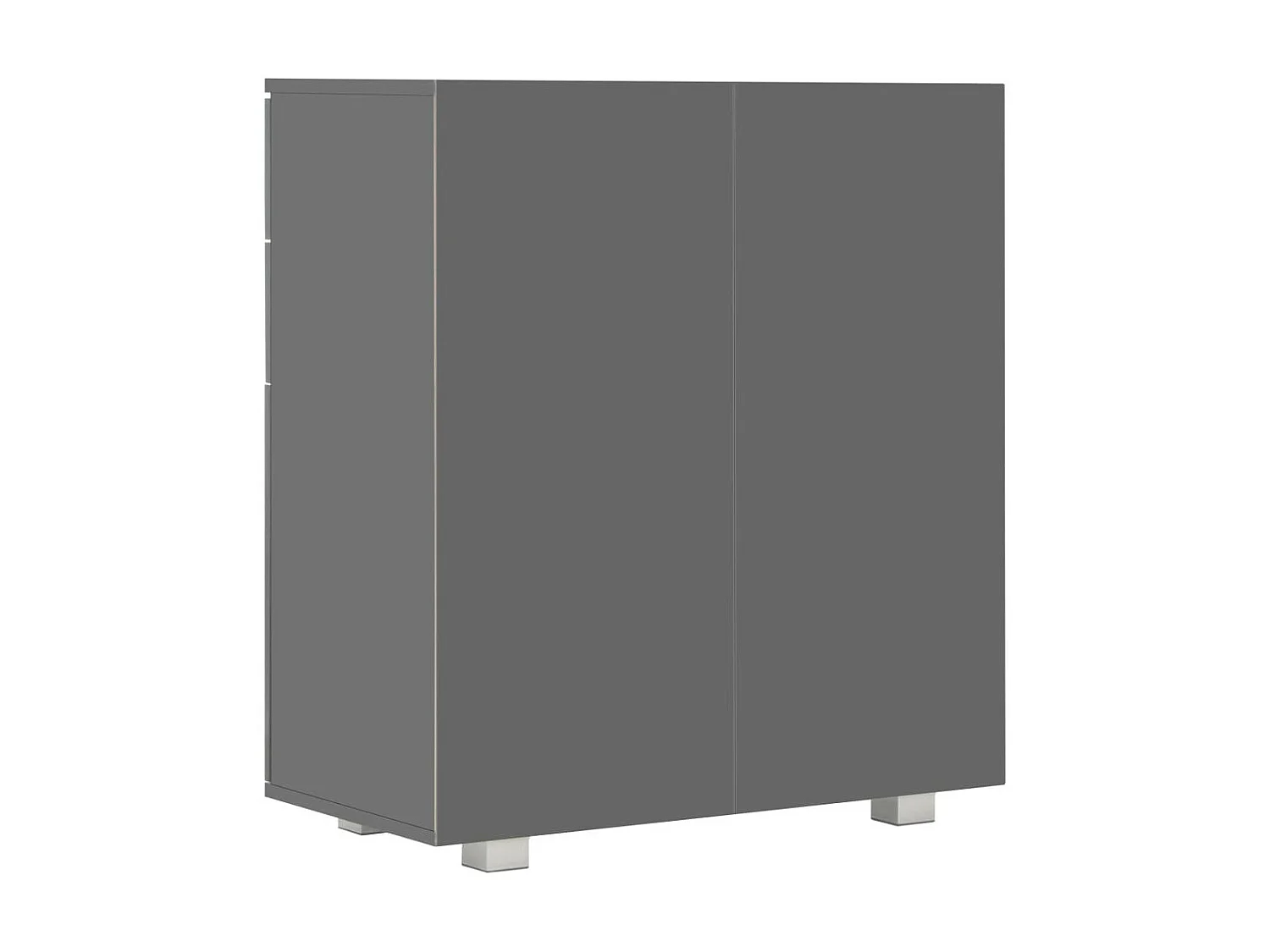 Buffet Gris brillant 71 x 35x76
