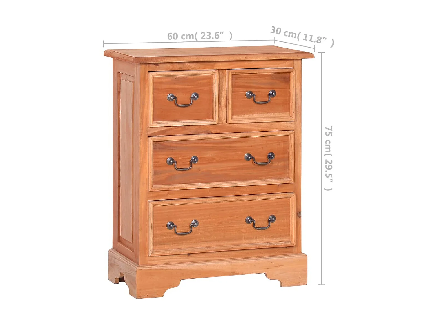 Commode Bois d'acajou massif 2