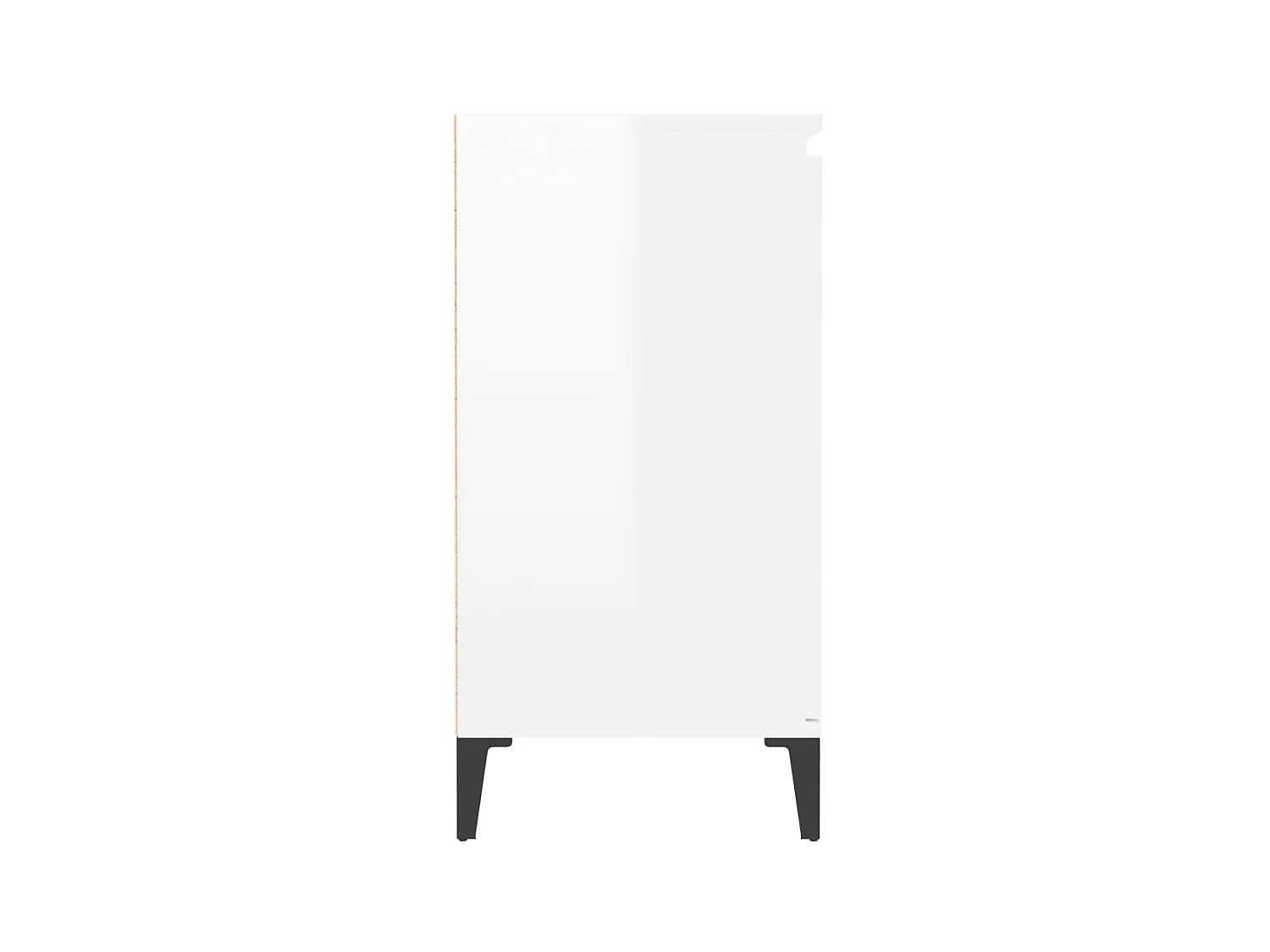 Commode Blanc brillant 60x35x70