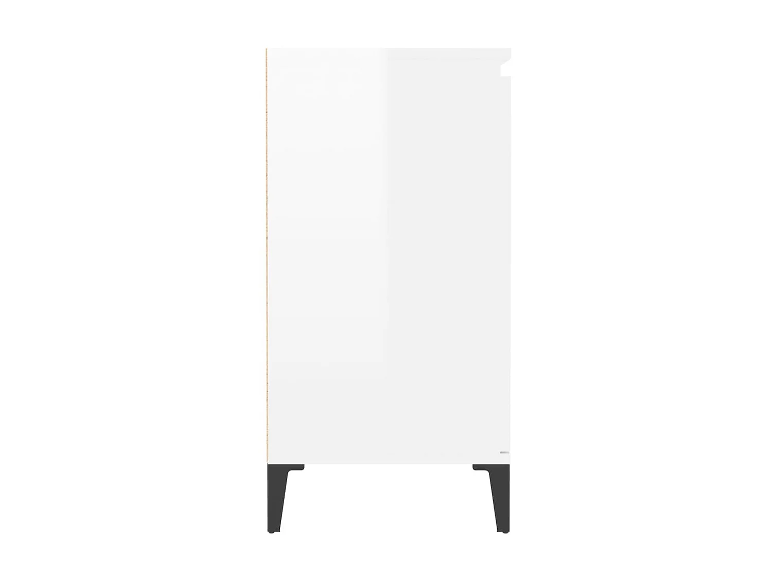 Commode Blanc brillant 60x35x70