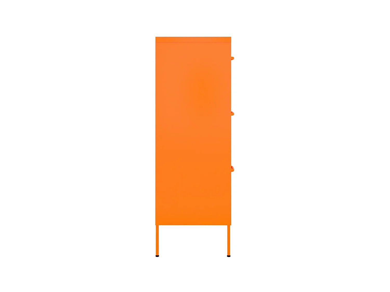 Ladekast 80x35x101,5 cm staal oranje