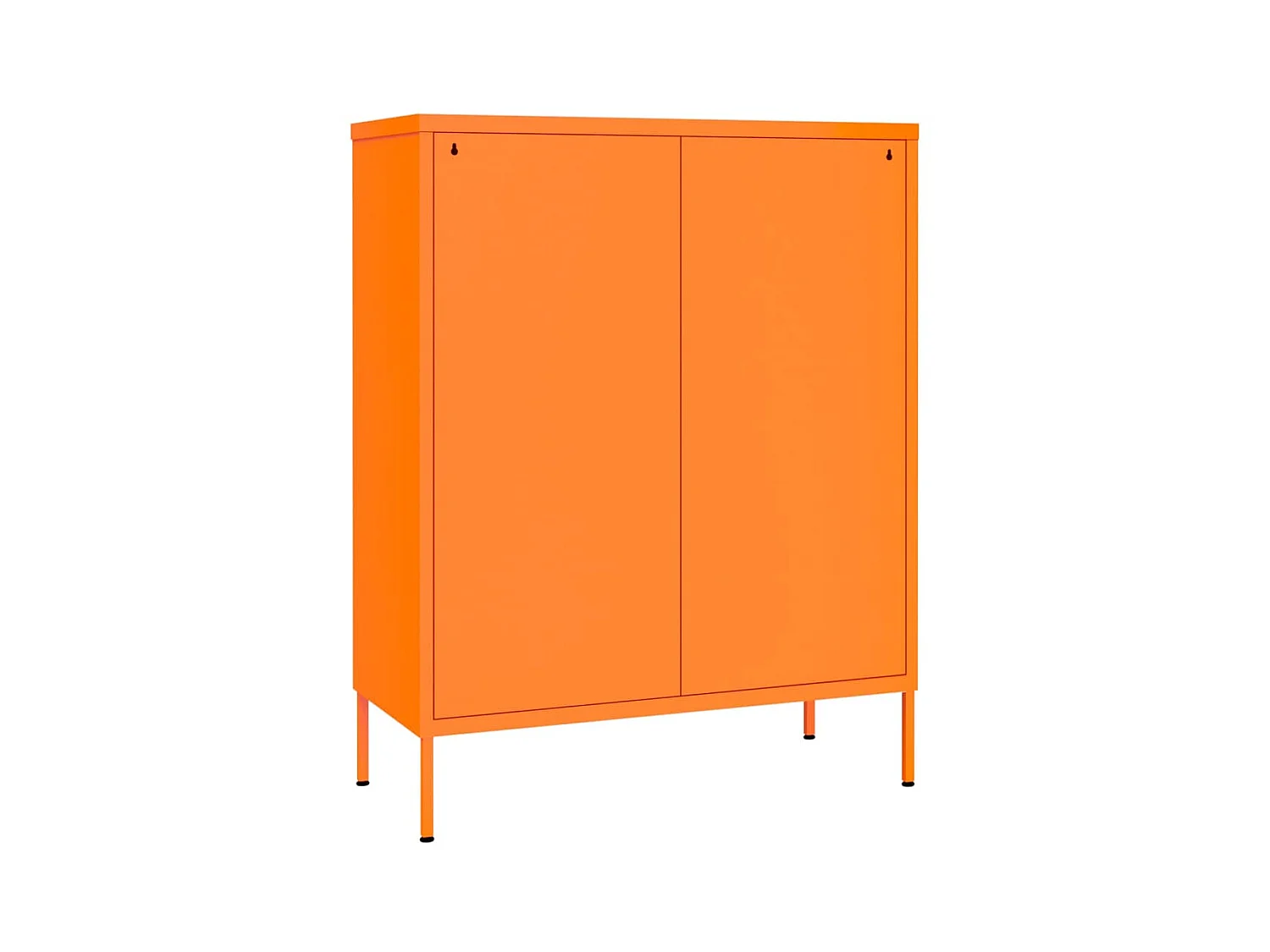 Ladekast 80x35x101,5 cm staal oranje