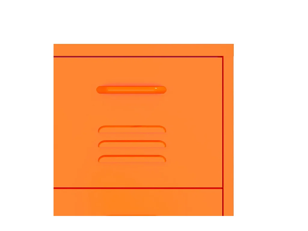Ladekast 80x35x101,5 cm staal oranje