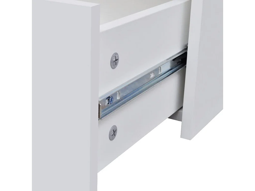 Commode 4 tiroirs bois blanc Chickie