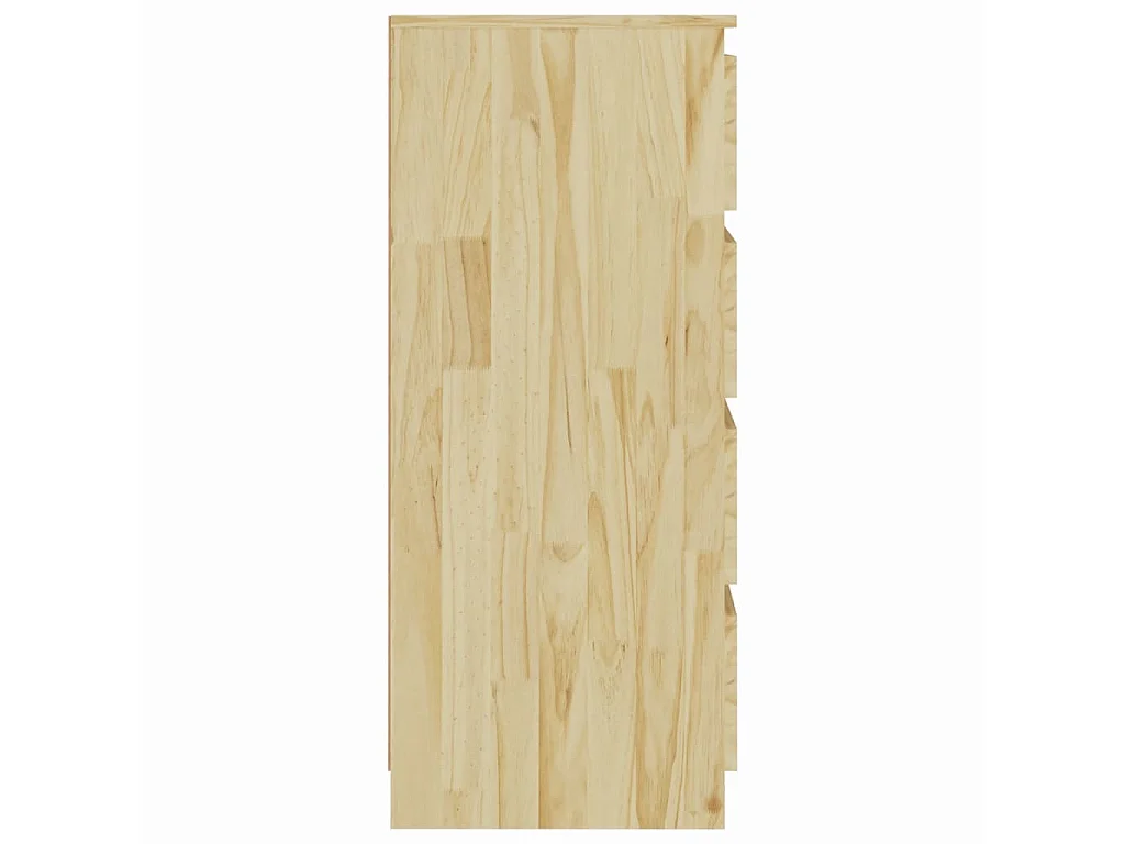 Armoire d'appoint 60x36x84 Bois de pin massif