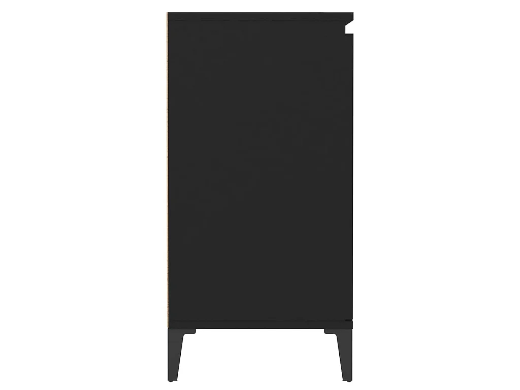 Commode Noir 60x35x70