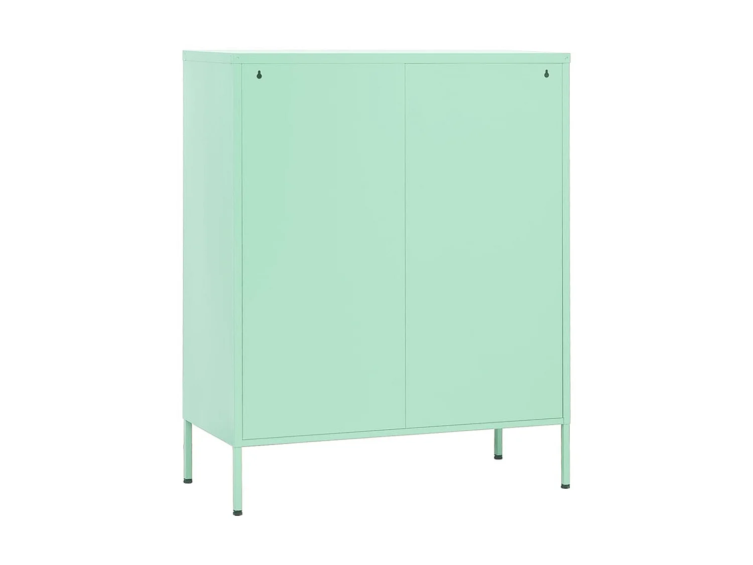 Armoire de rangement Vert menthe 80x35x101,5 Acier 3