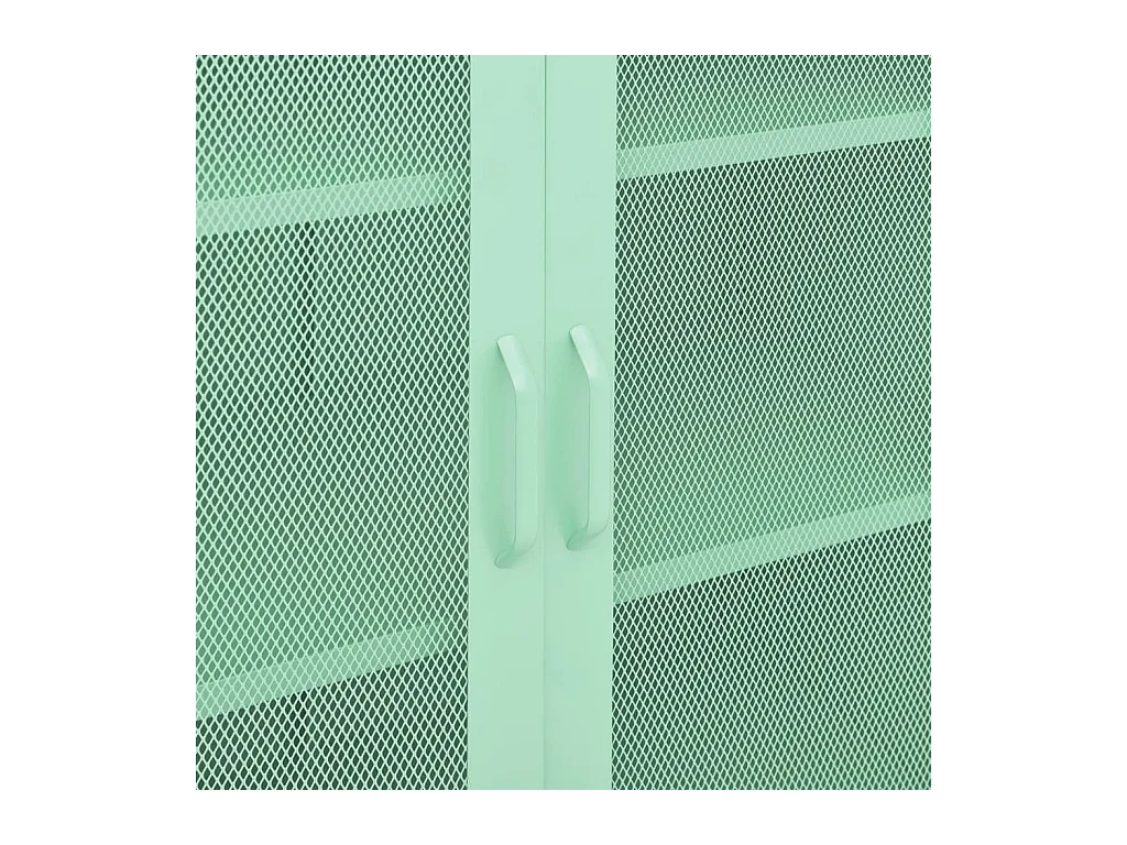 Armoire de rangement Vert menthe 80x35x101,5 Acier 3