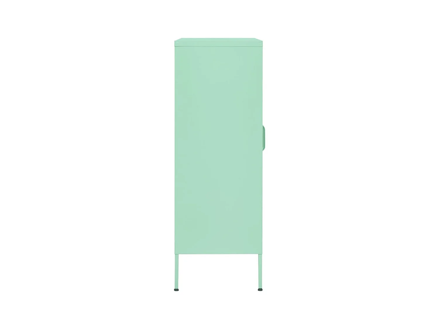 Armoire de rangement Vert menthe 80x35x101,5 Acier 3