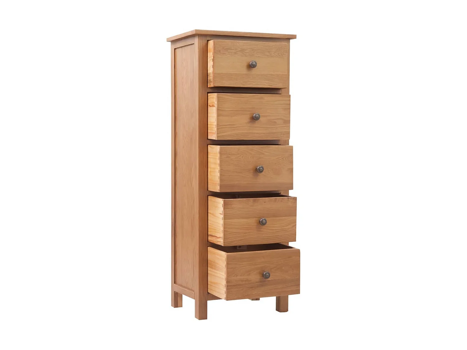 Commode haute 45x32x110 Bois de chêne massif