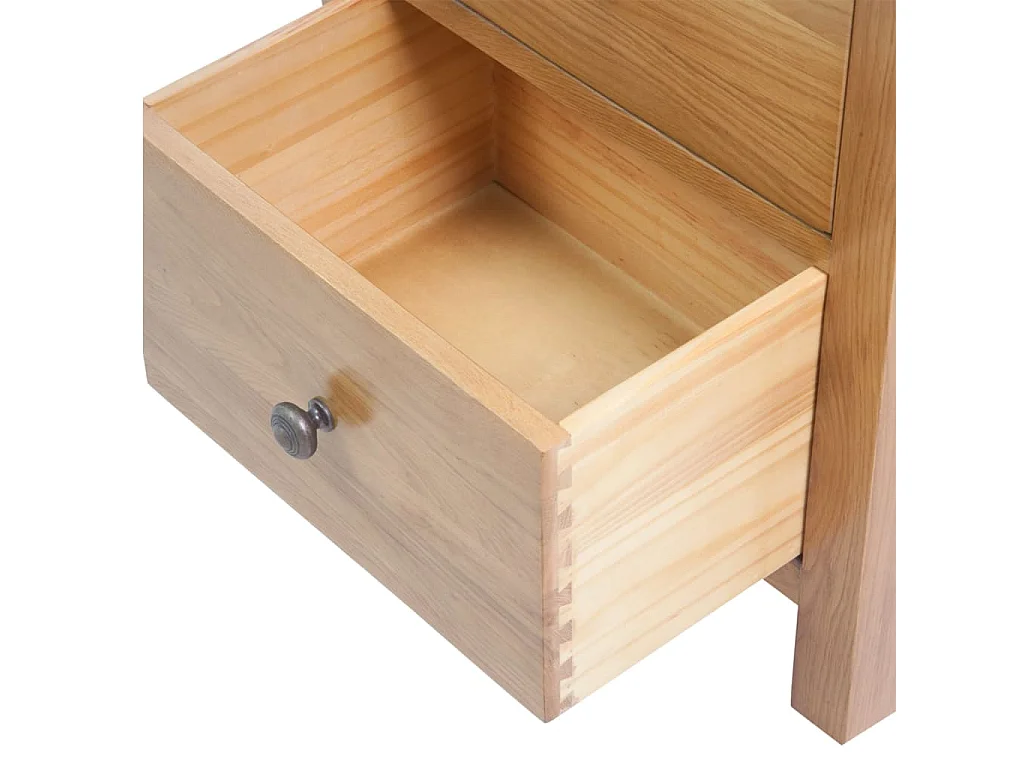 Commode haute 45x32x110 Bois de chêne massif