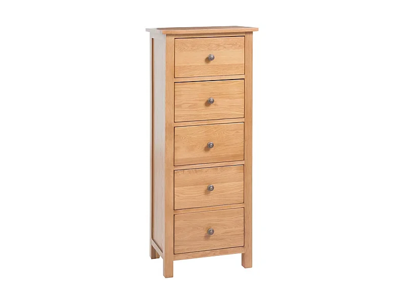 Commode haute 45x32x110 Bois de chêne massif