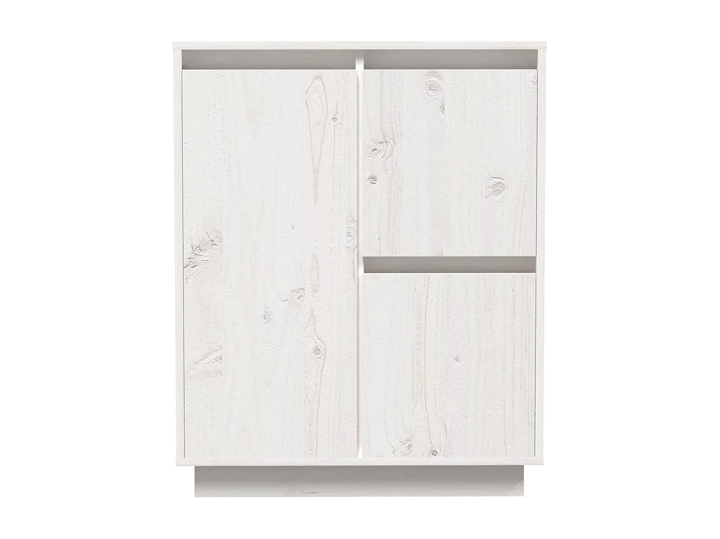 Commode blanche 60x34x75 Bois massif de pin Vimo