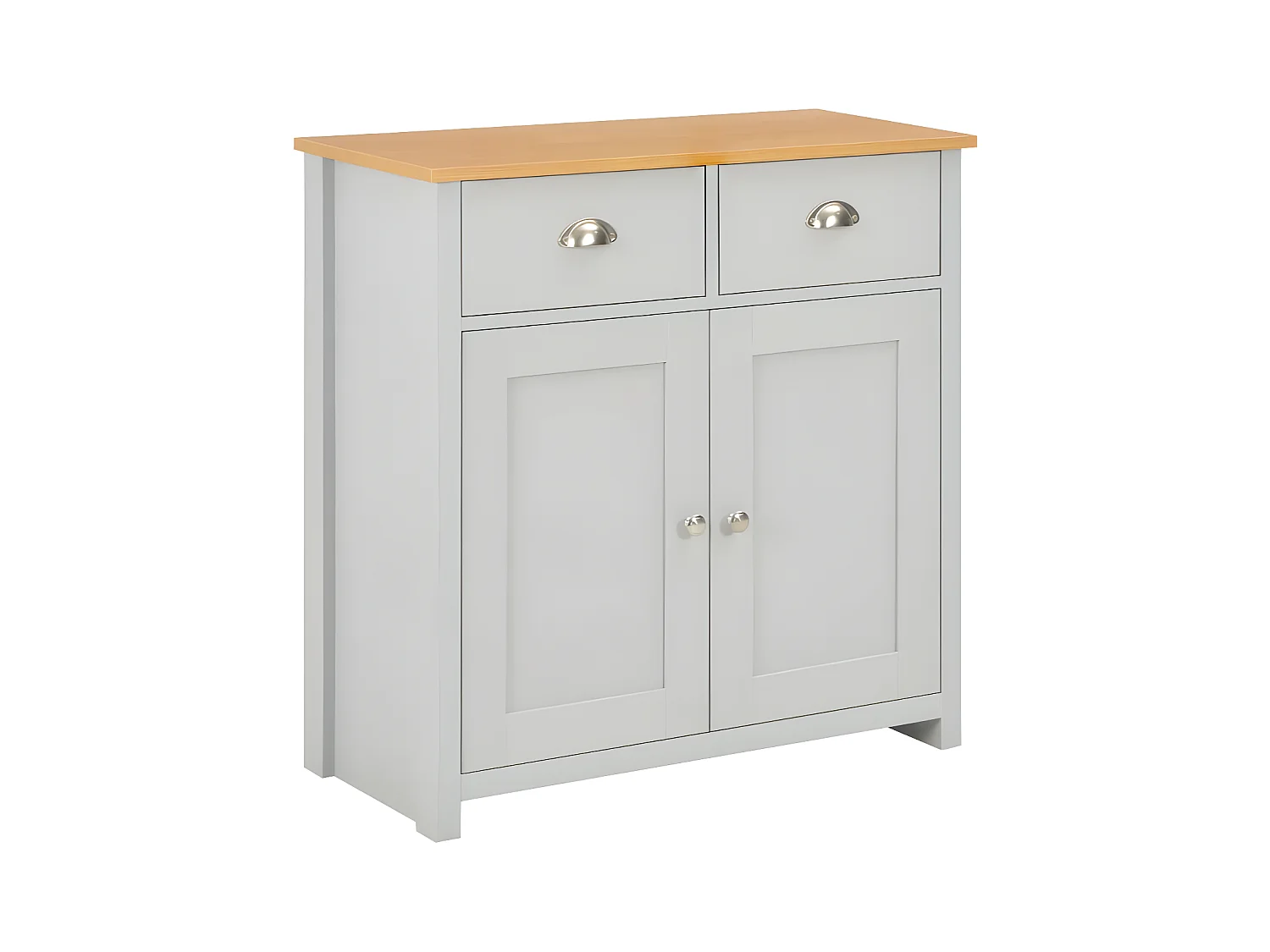 Aparador gris 79x35x81 cm