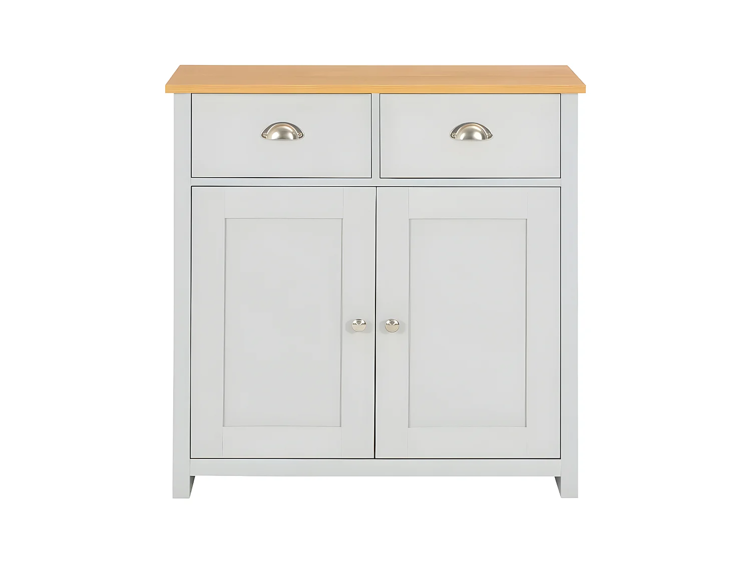 Aparador gris 79x35x81 cm