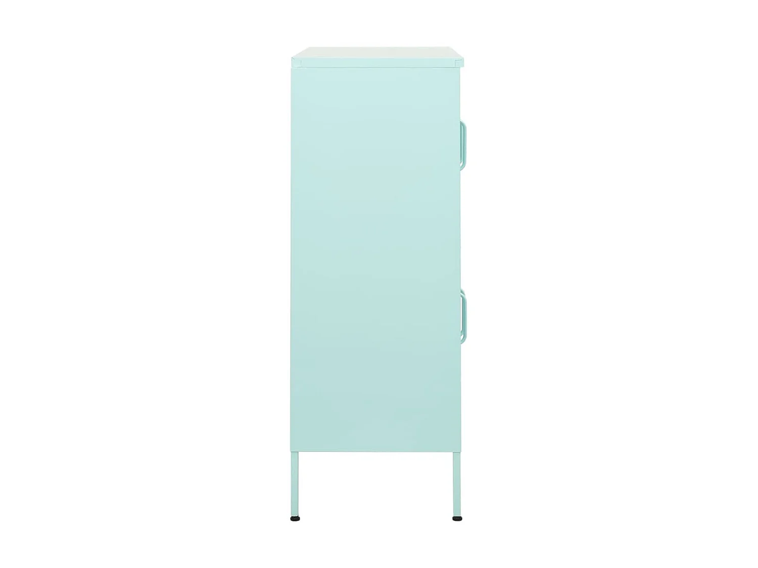Armoire de rangement Vert menthe 80x35x101,5 Acier 2