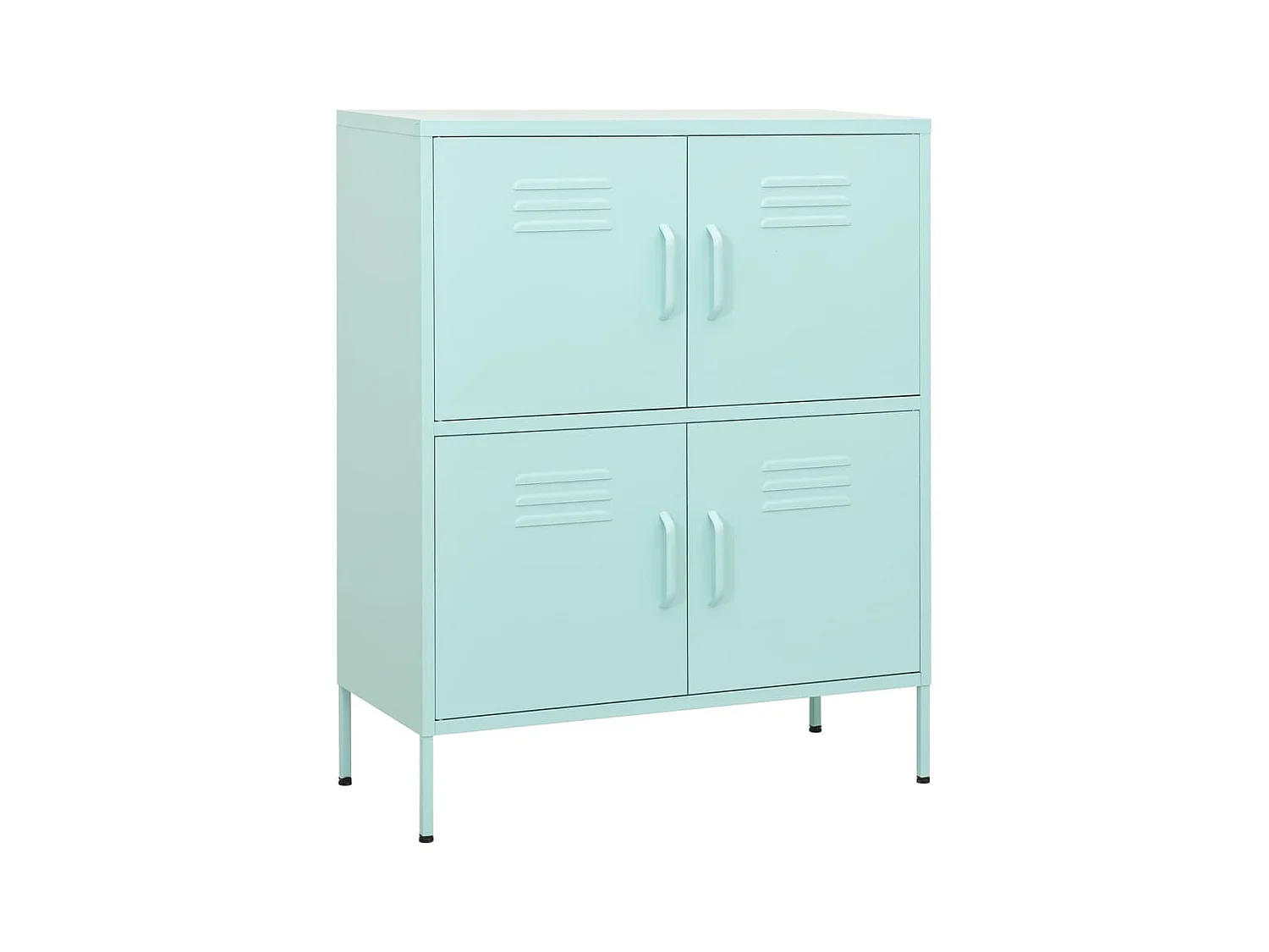 Armoire de rangement Vert menthe 80x35x101,5 Acier 2