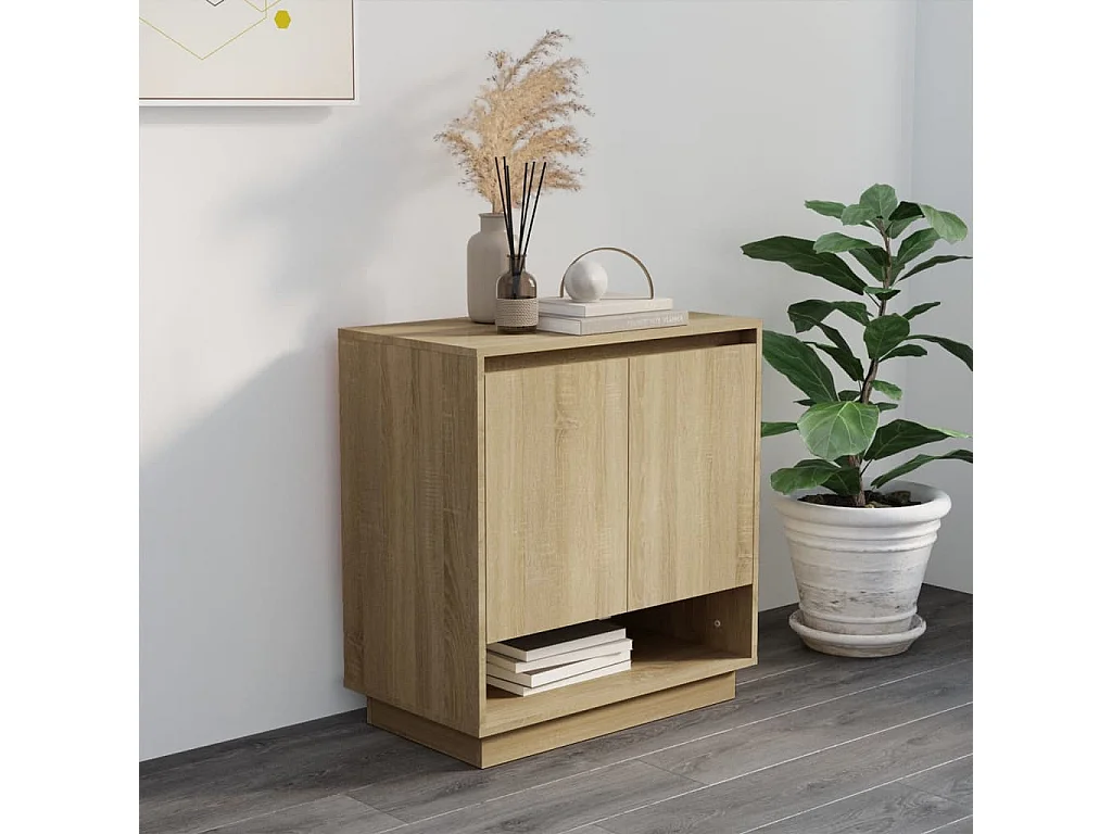 Rangement Chêne Sonoma 70x41x75