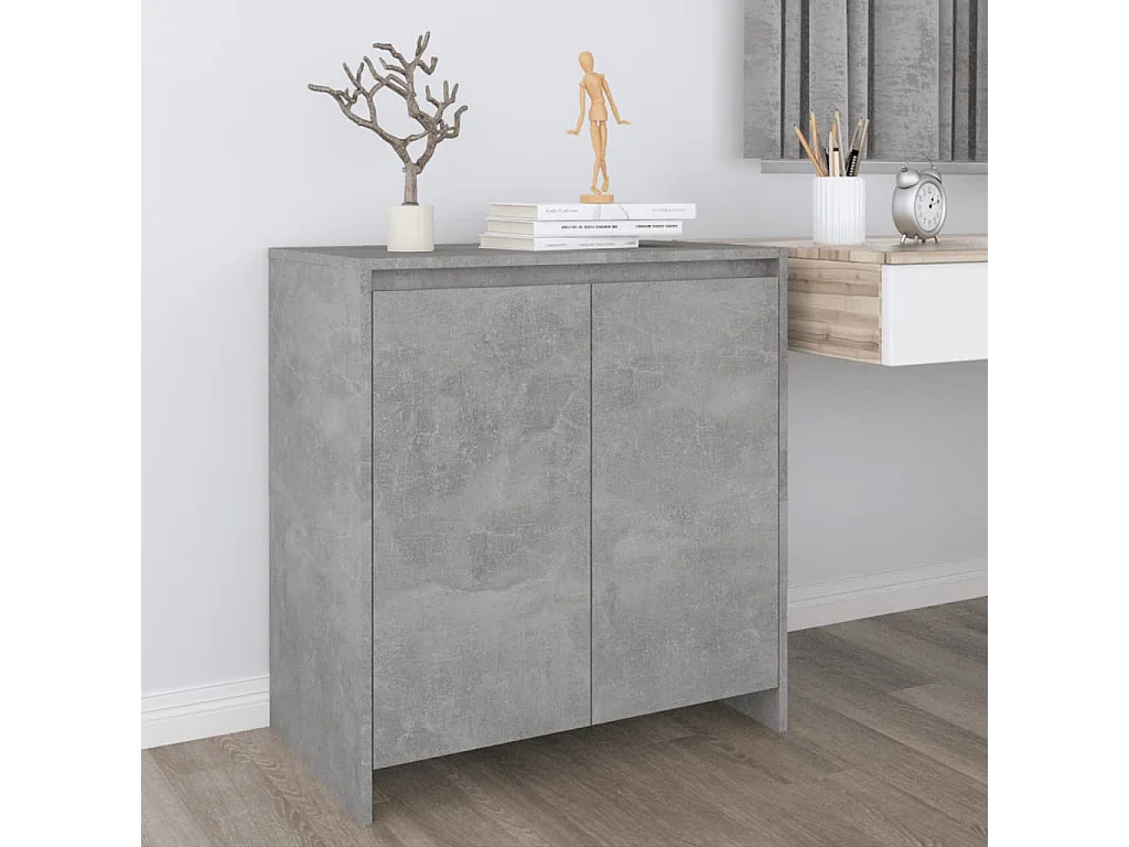 Buffet Gris béton 70x40x73,5