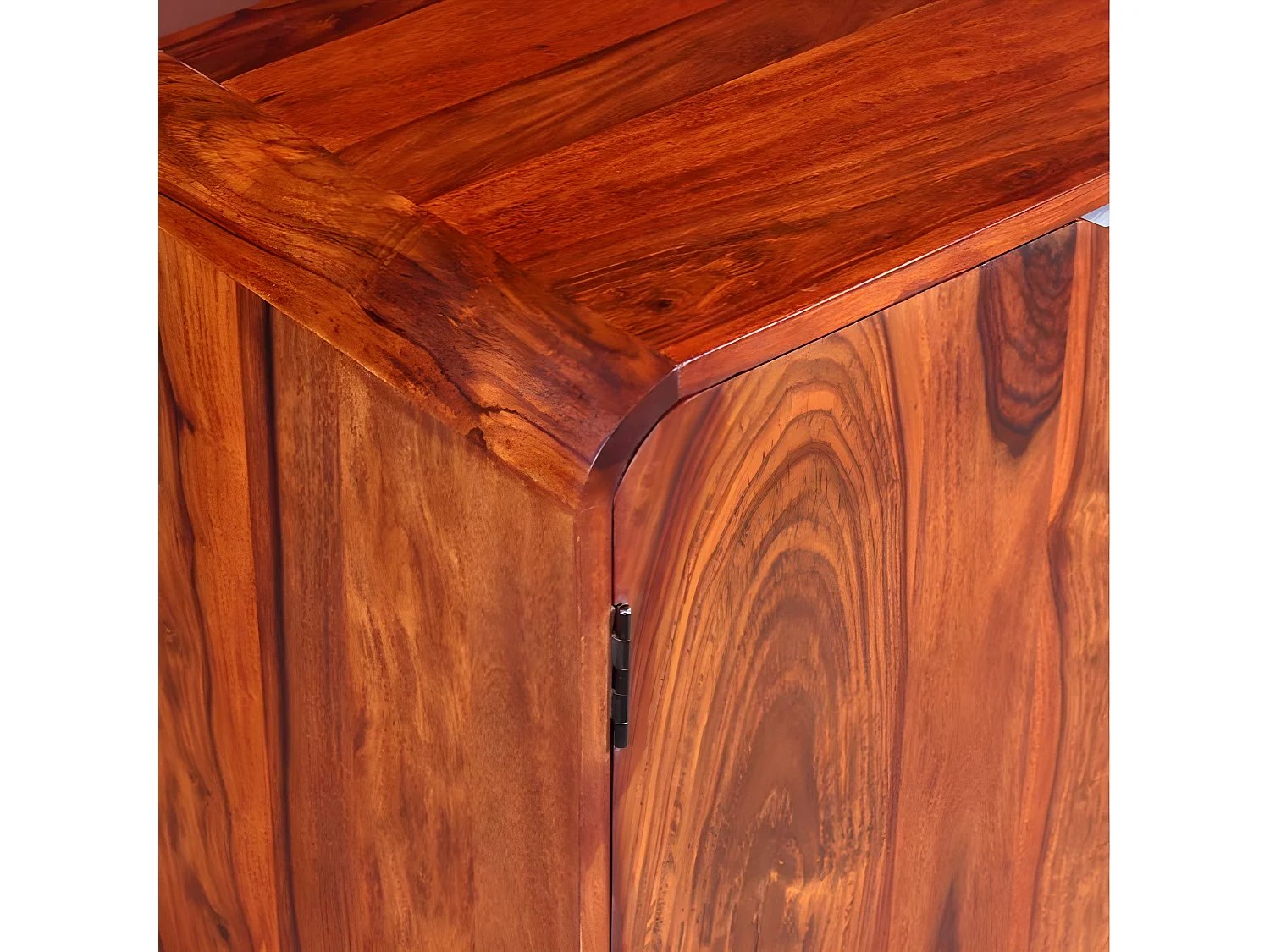 Commode 2 portes sesham massif foncé Malib