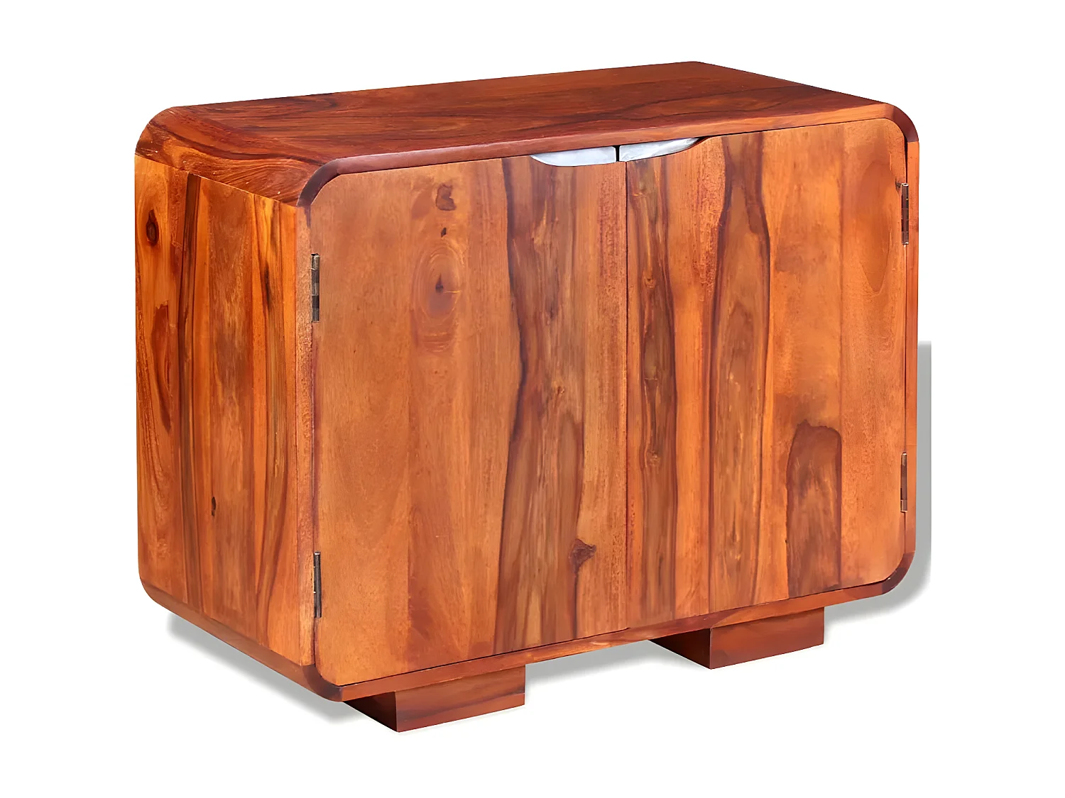 Commode 2 portes sesham massif foncé Malib