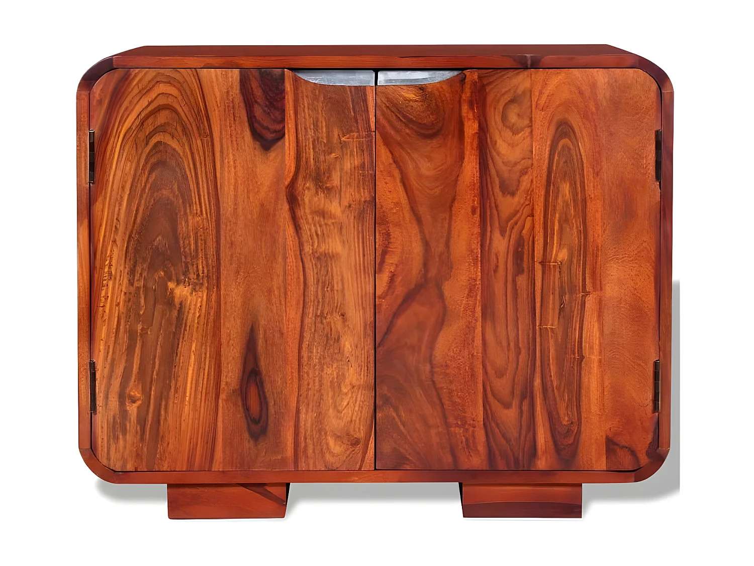 Commode 2 portes sesham massif foncé Malib