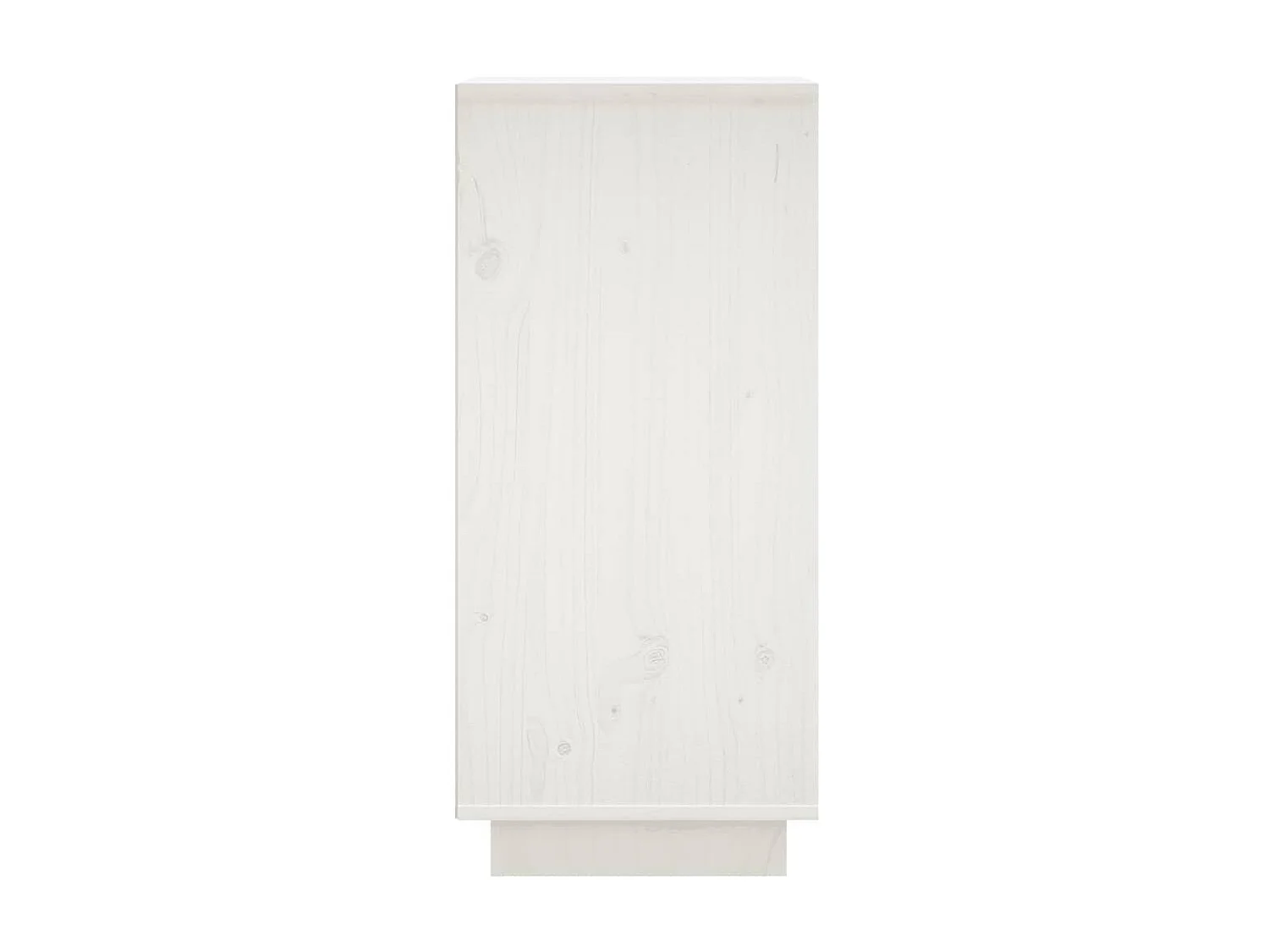 Buffets 2 pcs Blanc 31,5x34x75 Bois massif de pin