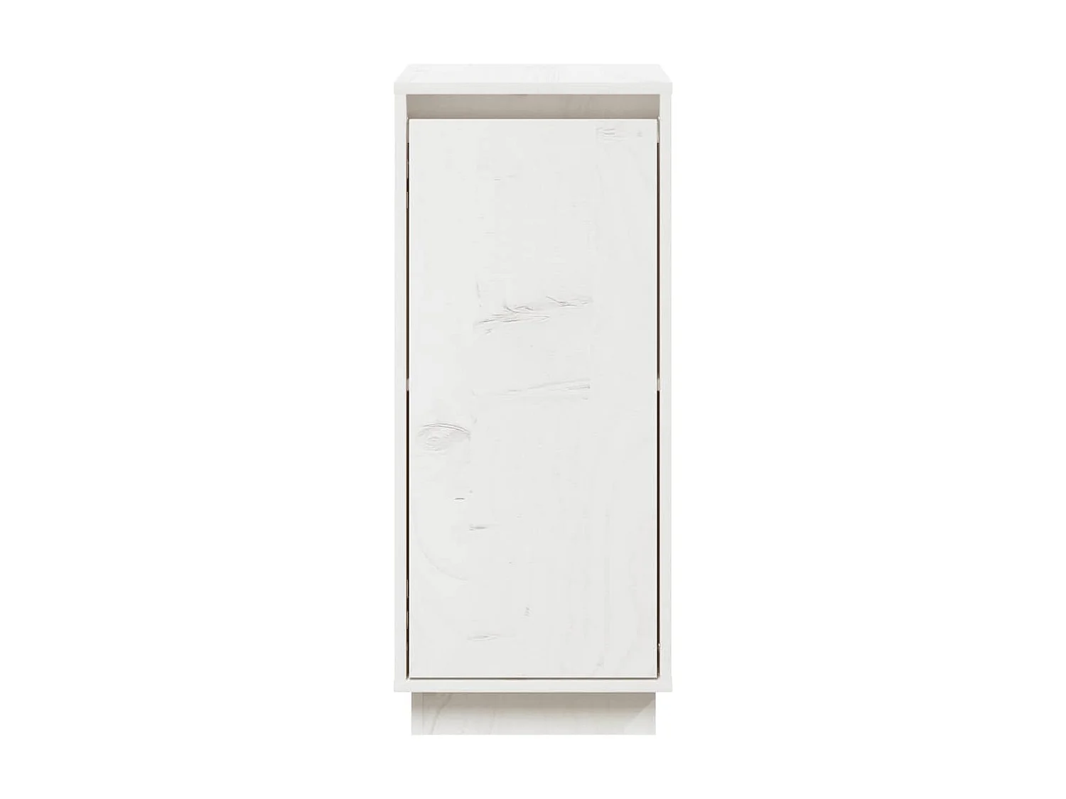 Buffets 2 pcs Blanc 31,5x34x75 Bois massif de pin