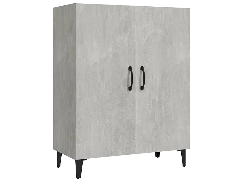 Buffet Gris béton 70x34x90 Bois d'ingénierie